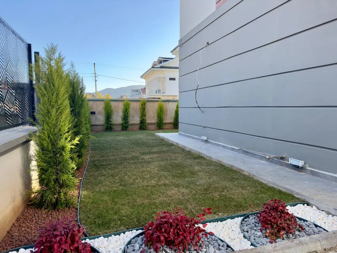 Mature garden
